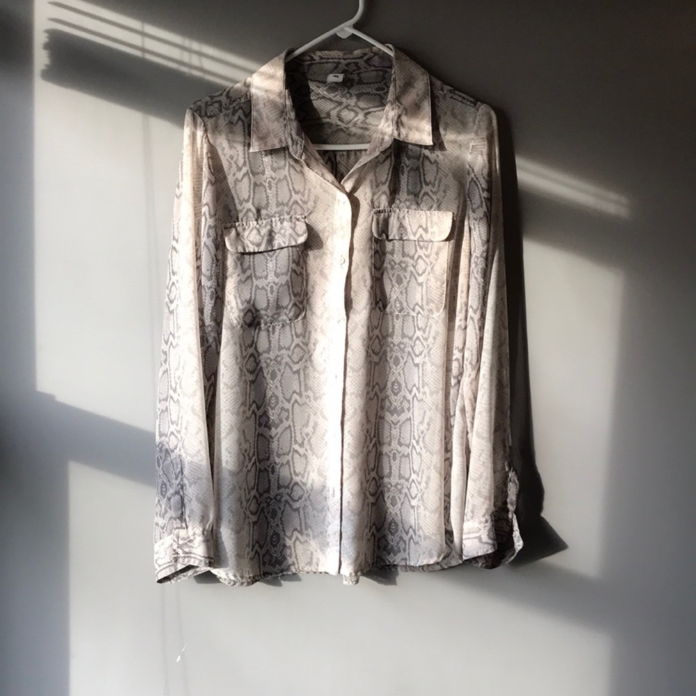 Snake Skin pattern Blouse